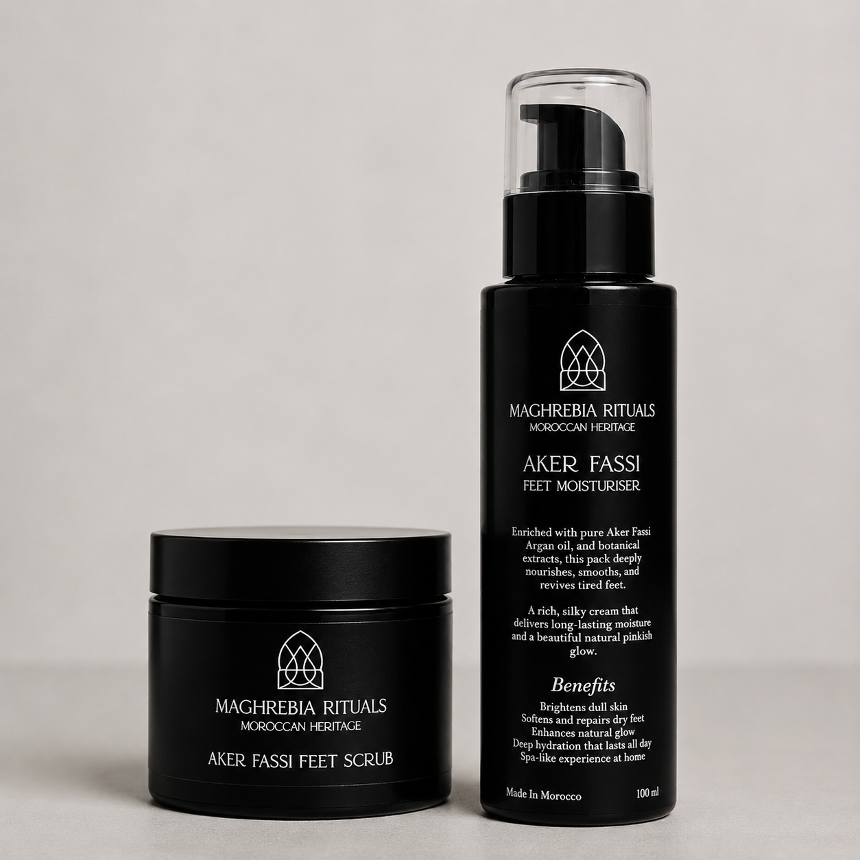 AKER FASSI GLOW RITUAL (Scrub + Moisturiser)